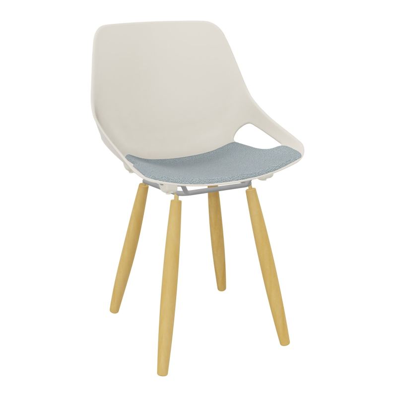 CHAISE 4 PIEDS ROSALIE + PLACET KD - PIED XL - ASSISE PS