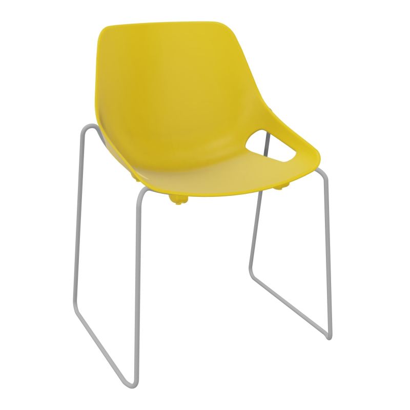 CHAISE ROSALIE PIÉT. TRAINEAUSANS PLACET - PIED SQ - ASSISE PJ