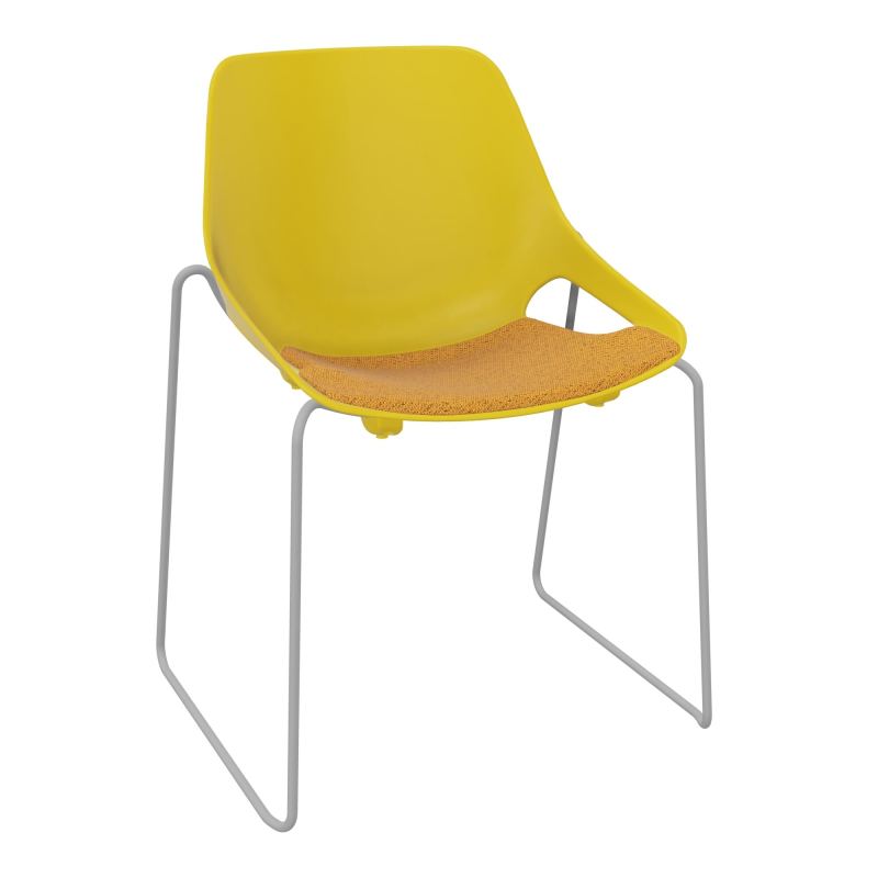 CHAISE ROSALIE PIÉT. TRAINEAU + PLACET PJ - PIED SSQ - ASSISE BO