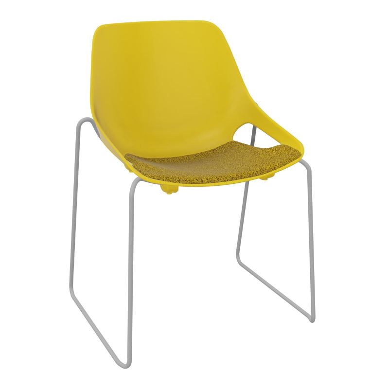 CHAISE ROSALIE PIÉT. TRAINEAU + PLACET PJ - PIED SSQ - ASSISE E9