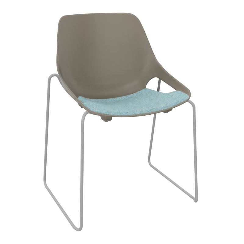 CHAISE ROSALIE PIÉT. TRAINEAU + PLACET PQ - PIED SSQ - ASSISE CJ