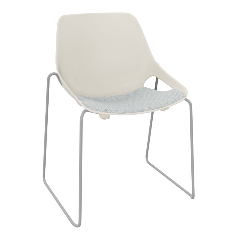 CHAISE ROSALIE PIÉT. TRAINEAU + PLACET PS - PIED SSQ - ASSISE BC