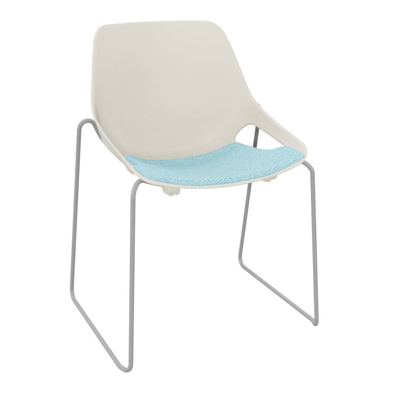 CHAISE ROSALIE PIÉT. TRAINEAU + PLACET PS - PIED SSQ - ASSISE BF