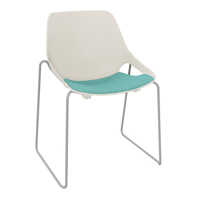 CHAISE ROSALIE PIÉT. TRAINEAU + PLACET PS - PIED SSQ - ASSISE BG