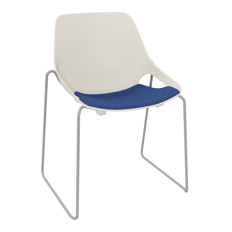 CHAISE ROSALIE PIÉT. TRAINEAU + PLACET PS - PIED SSQ - ASSISE BH