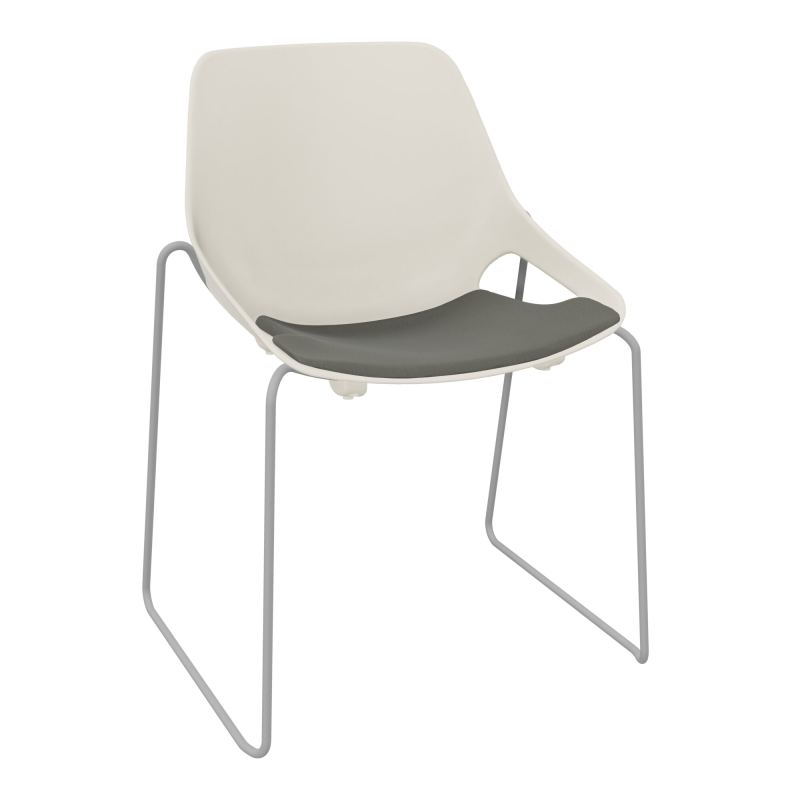 CHAISE ROSALIE PIÉT. TRAINEAU + PLACET PS - PIED SSQ - ASSISE CH