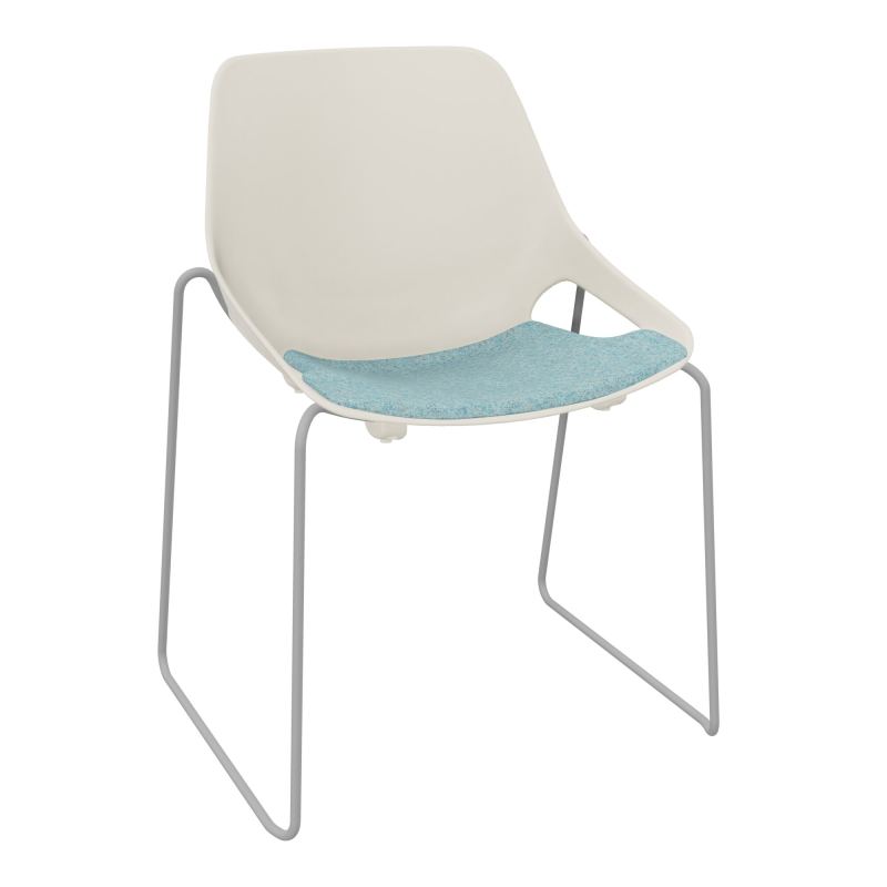 CHAISE ROSALIE PIÉT. TRAINEAU + PLACET PS - PIED SSQ - ASSISE CJ