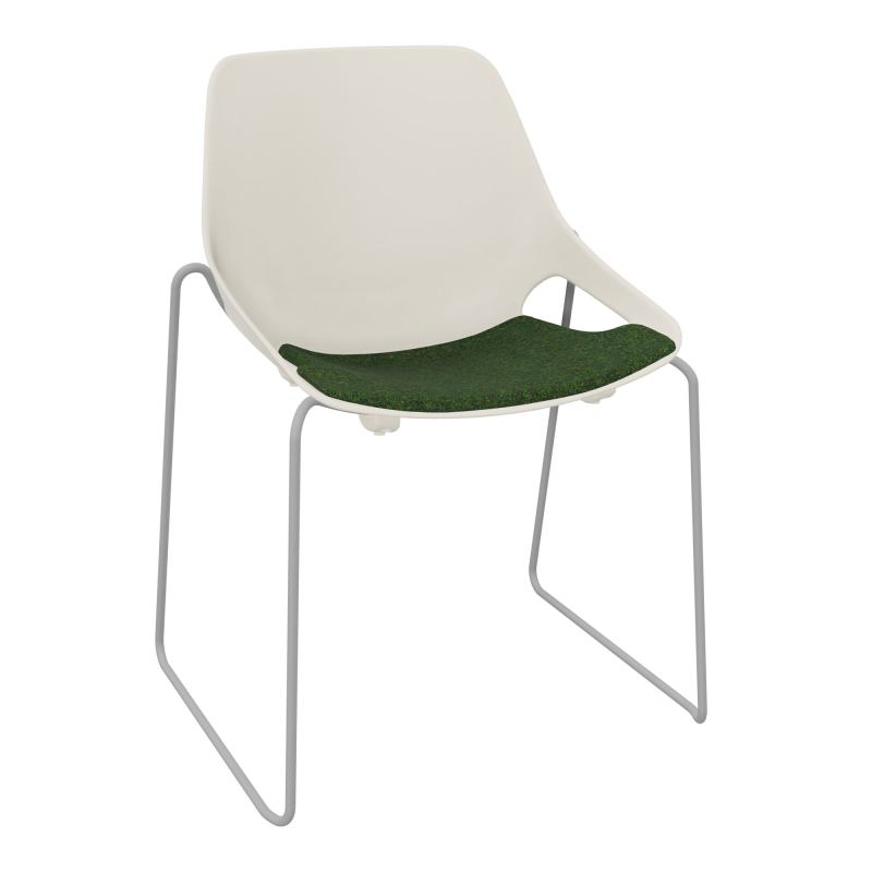 CHAISE ROSALIE PIÉT. TRAINEAU + PLACET PS - PIED SSQ - ASSISE DG