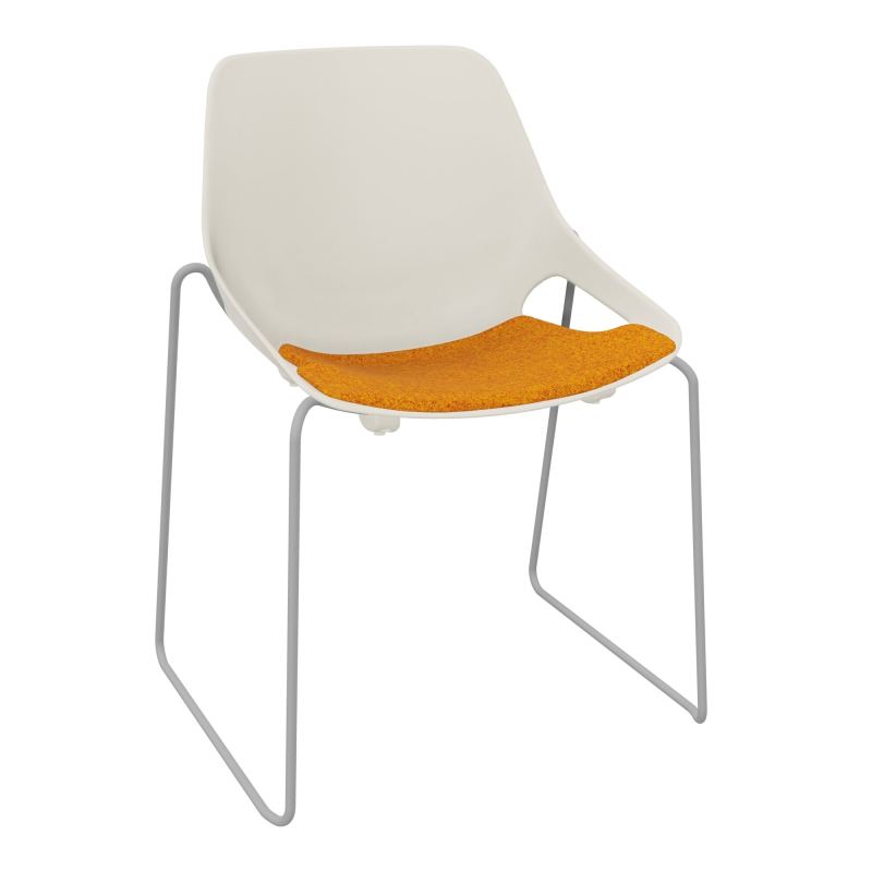 CHAISE ROSALIE PIÉT. TRAINEAU + PLACET PS - PIED SSQ - ASSISE DI