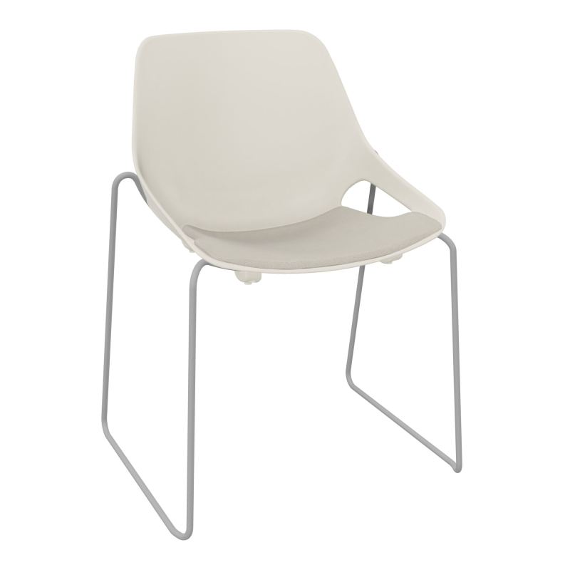 CHAISE ROSALIE PIÉT. TRAINEAU + PLACET PS - PIED SSQ - ASSISE E5