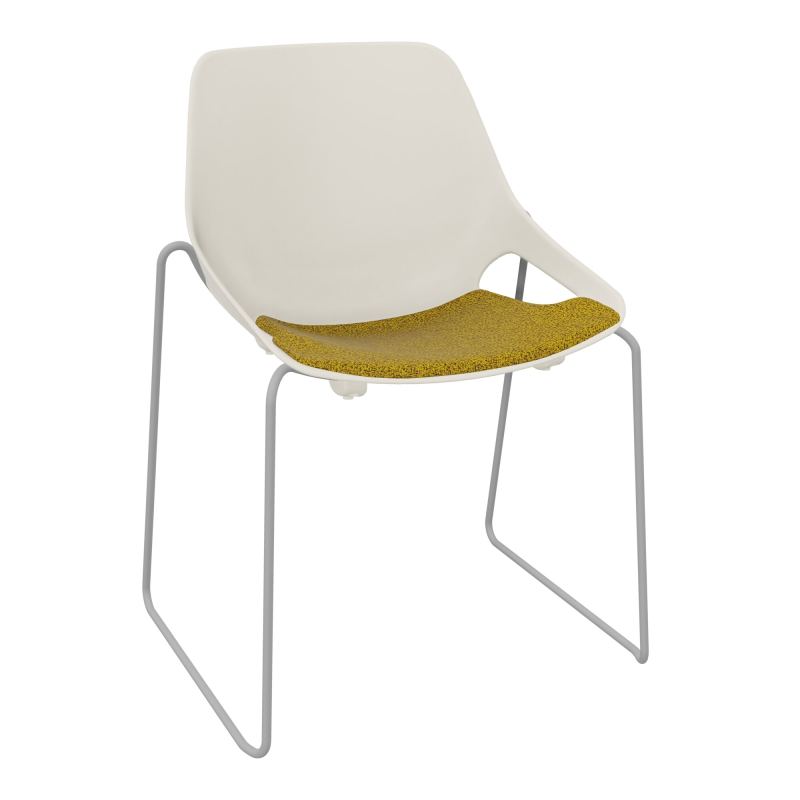 CHAISE ROSALIE PIÉT. TRAINEAU + PLACET PS - PIED SSQ - ASSISE E9