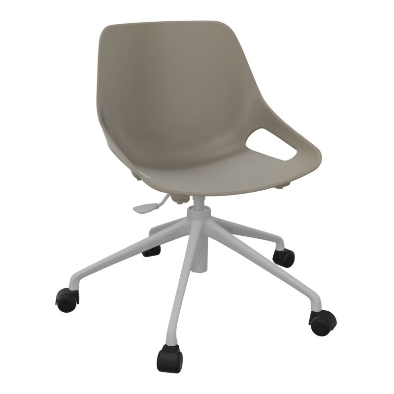 CHAISE ROSALIE PIÉT. ROULETTES SANS PLACET - PIED SQ - ASSISE PQ