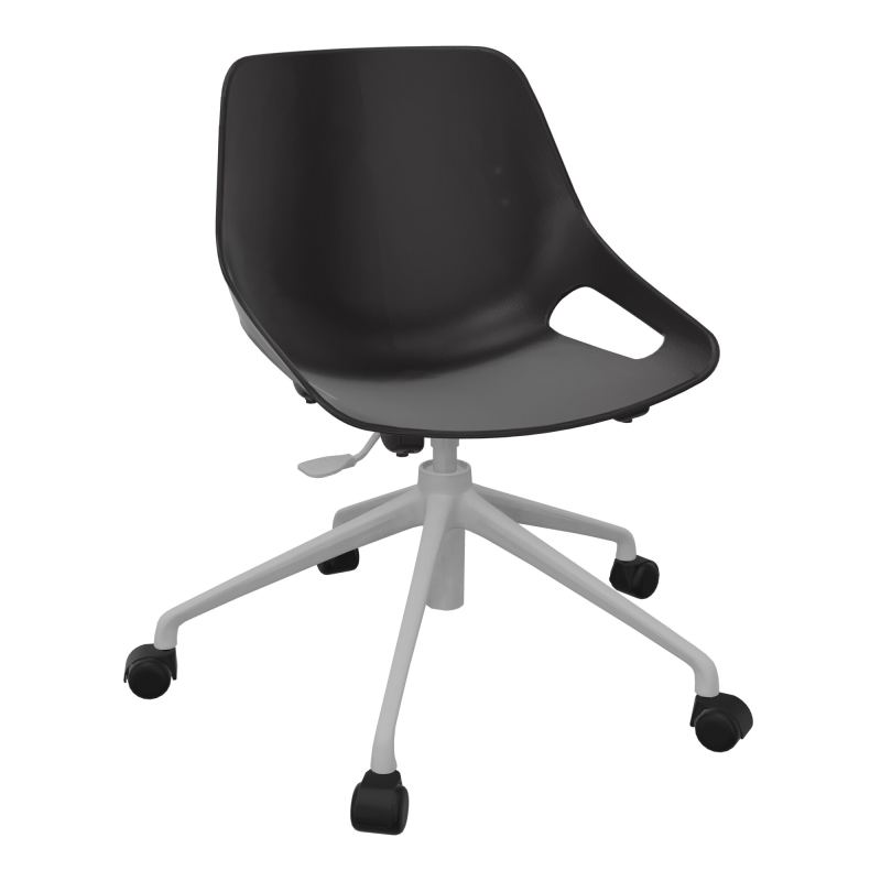 CHAISE ROSALIE PIÉT. ROULETTES SANS PLACET - PIED SQ - ASSISE PR