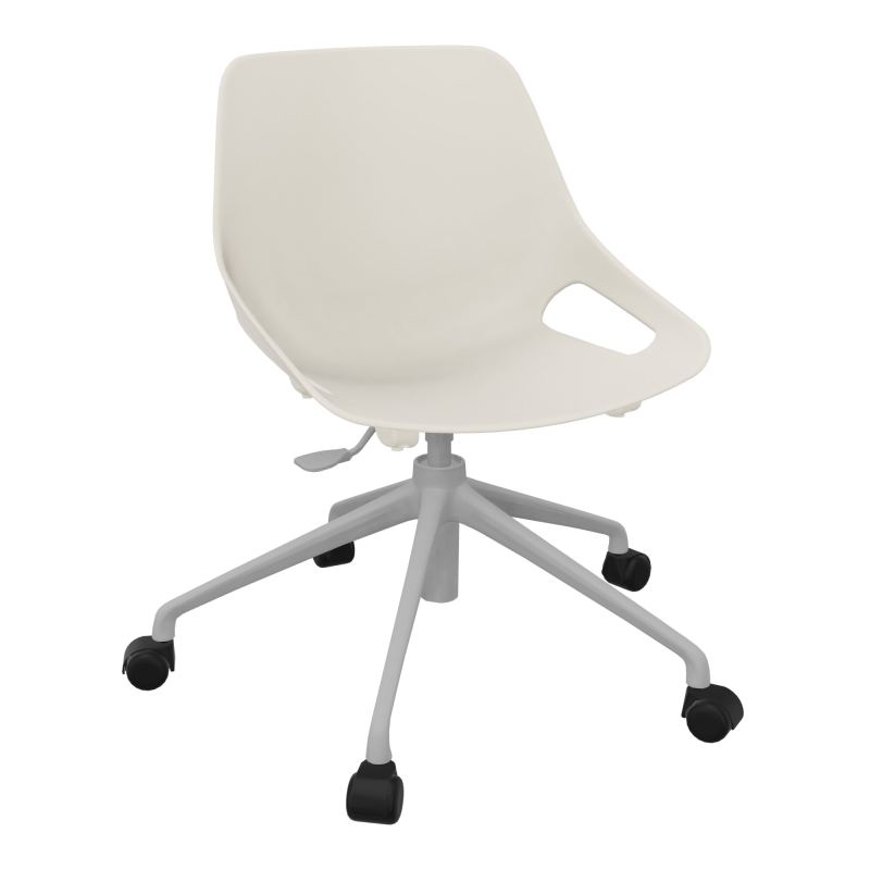 CHAISE ROSALIE PIÉT. ROULETTES SANS PLACET - PIED SQ - ASSISE PS
