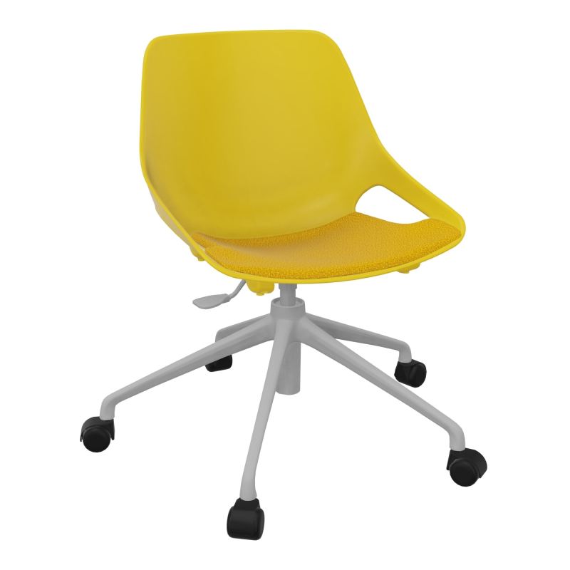 CHAISE ROSALIE PIÉT. ROULETTES + PLACET A5 - PIED SQ - ASSISE PJ