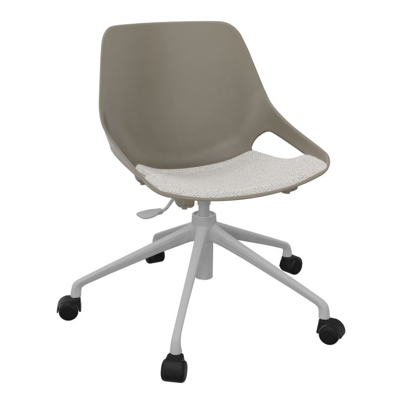CHAISE ROSALIE PIÉT. ROULETTES + PLACET PQ - PIED SQ - ASSISE BM