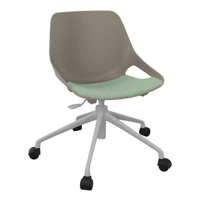 CHAISE ROSALIE PIÉT. ROULETTES + PLACET PQ - PIED SQ - ASSISE E7