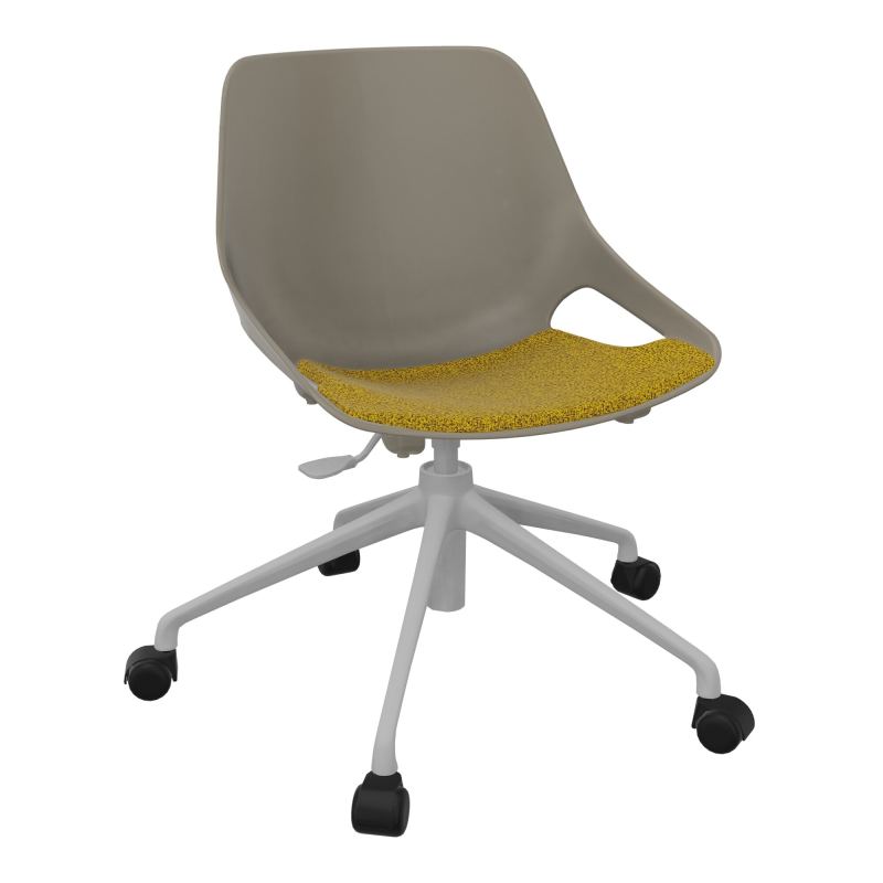 CHAISE ROSALIE PIÉT. ROULETTES + PLACET PQ - PIED SQ - ASSISE E9