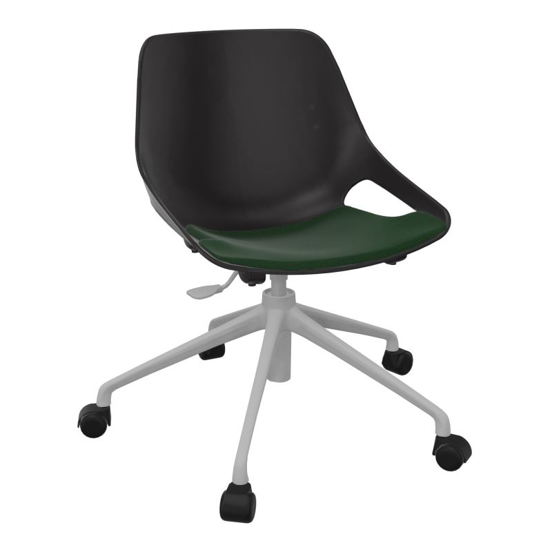 CHAISE ROSALIE PIÉT. ROULETTES + PLACET A9 - PIED SQ - ASSISE PR