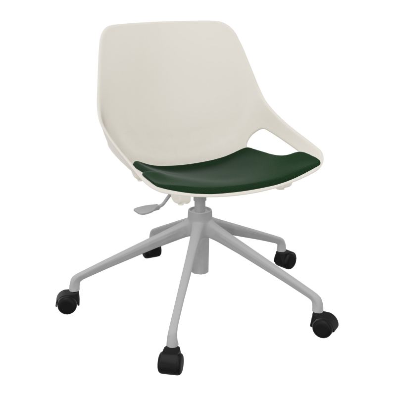 CHAISE ROSALIE PIÉT. ROULETTES + PLACET A9 - PIED SQ - ASSISE PS