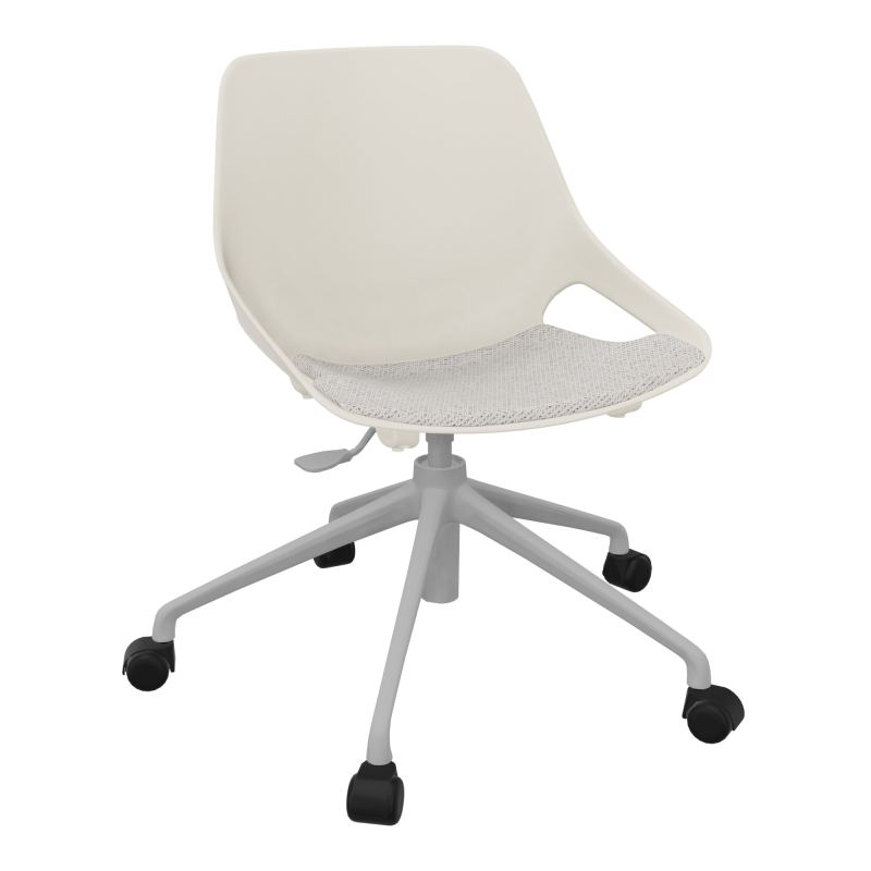 CHAISE ROSALIE PIÉT. ROULETTES + PLACET PS - PIED SQ - ASSISE BM