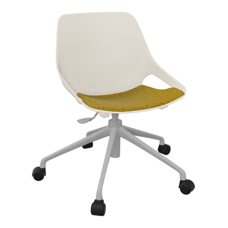 CHAISE ROSALIE PIÉT. ROULETTES + PLACET PS - PIED SQ - ASSISE E9