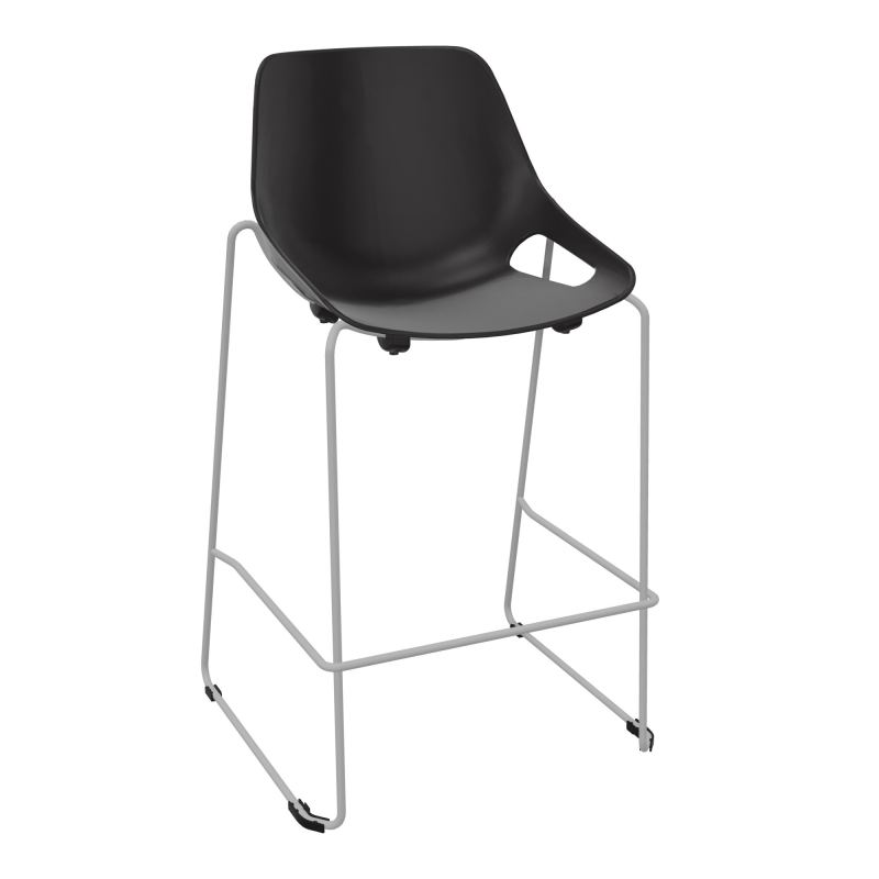 TABOURET HAUT ROSALIE SANS PLACET - PIED SQ - ASSISE PR