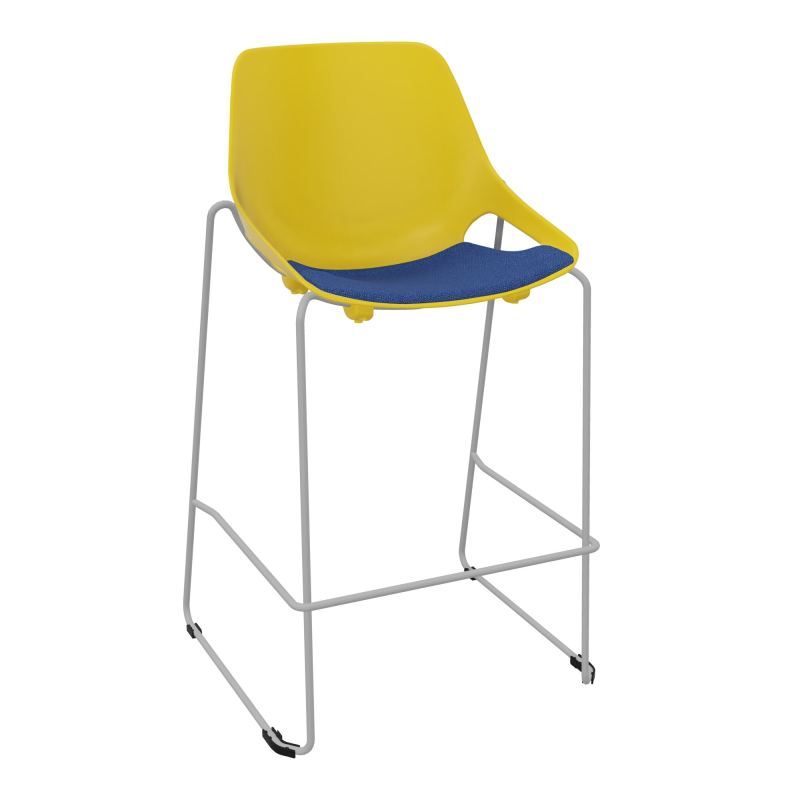 TABOURET HAUT ROSALIE + PLACET PJ - PIED SQ - ASSISE BH