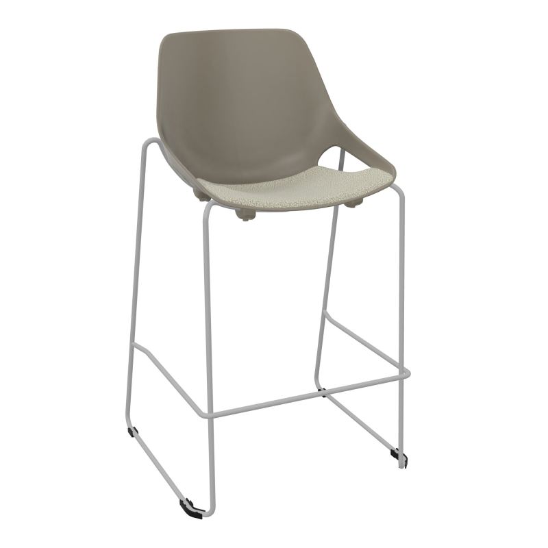 TABOURET HAUT ROSALIE + PLACET A2 - PIED SQ - ASSISE PQ