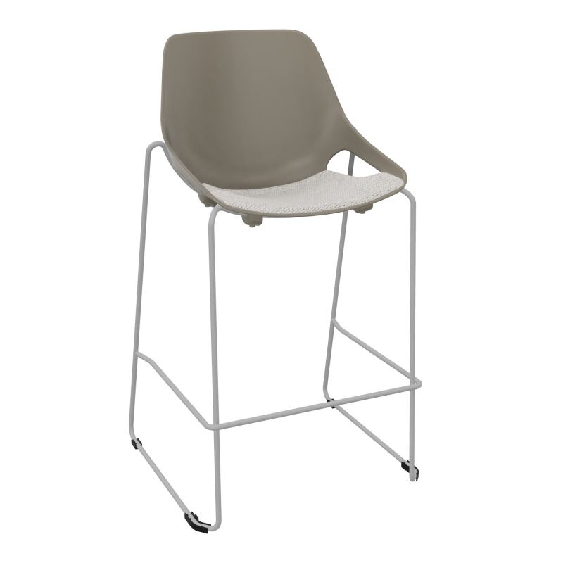 TABOURET HAUT ROSALIE + PLACET PQ - PIED SQ - ASSISE BM