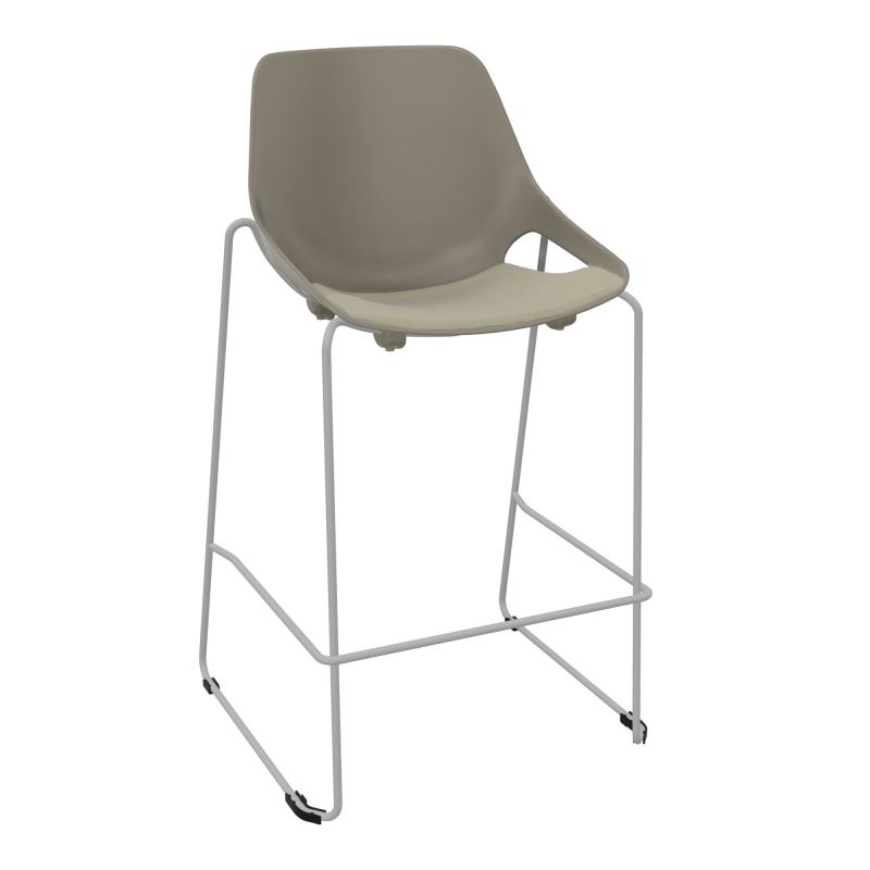 TABOURET HAUT ROSALIE + PLACET PQ - PIED SQ - ASSISE CG