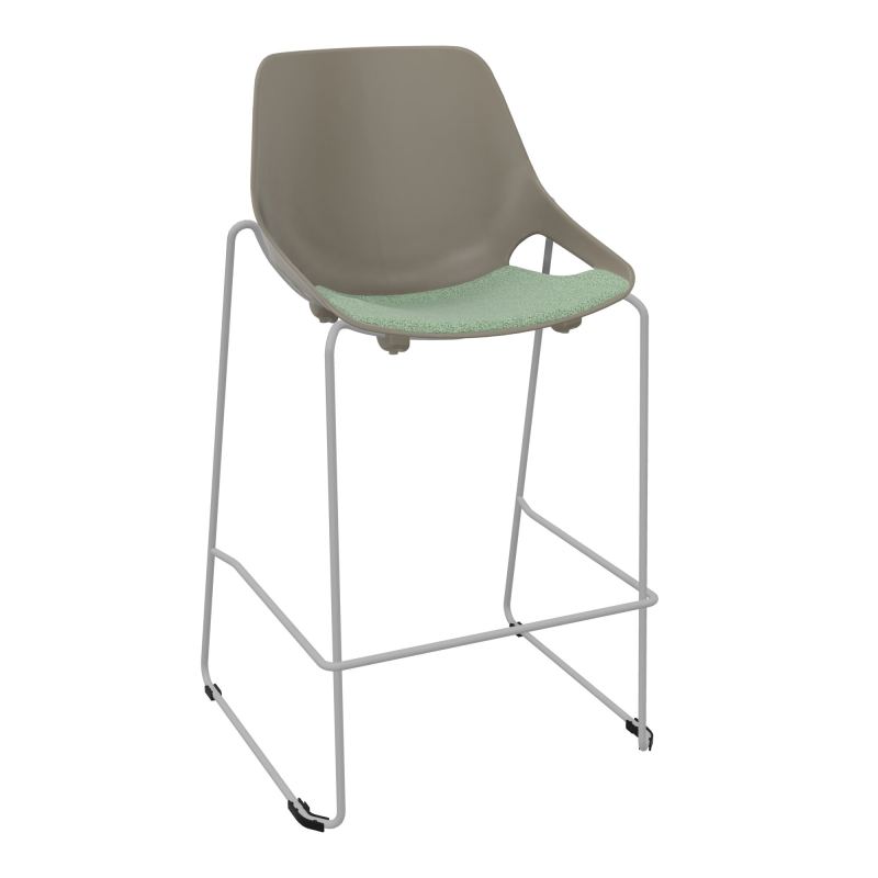 TABOURET HAUT ROSALIE + PLACET PQ - PIED SQ - ASSISE E7