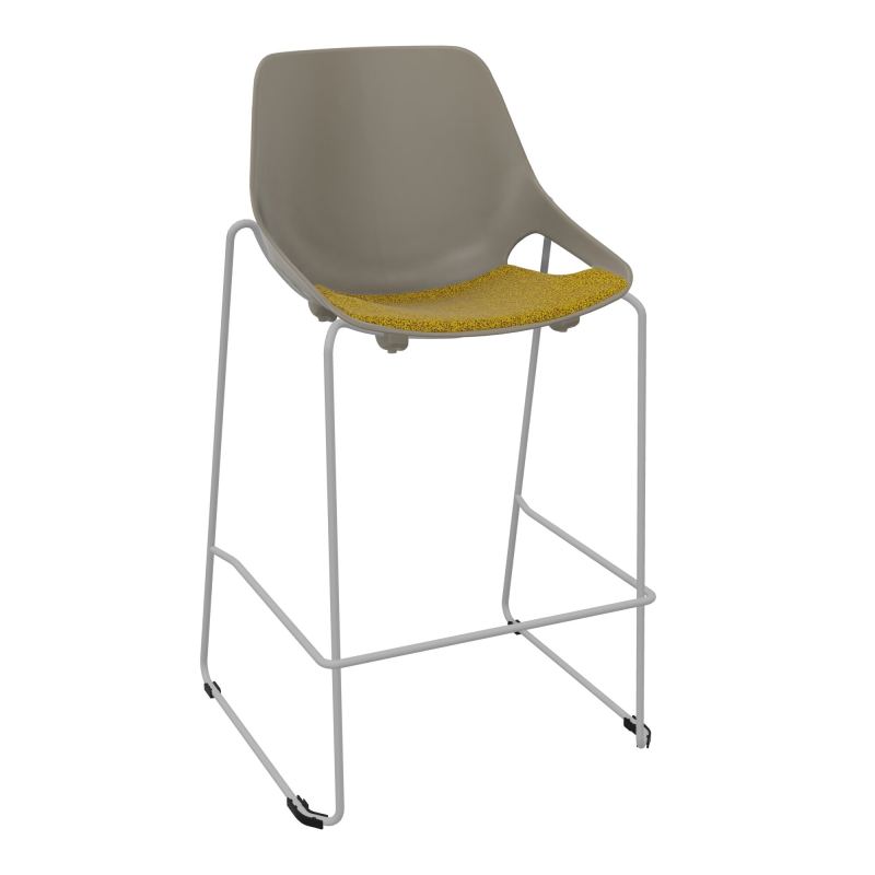 TABOURET HAUT ROSALIE + PLACET PQ - PIED SQ - ASSISE E9