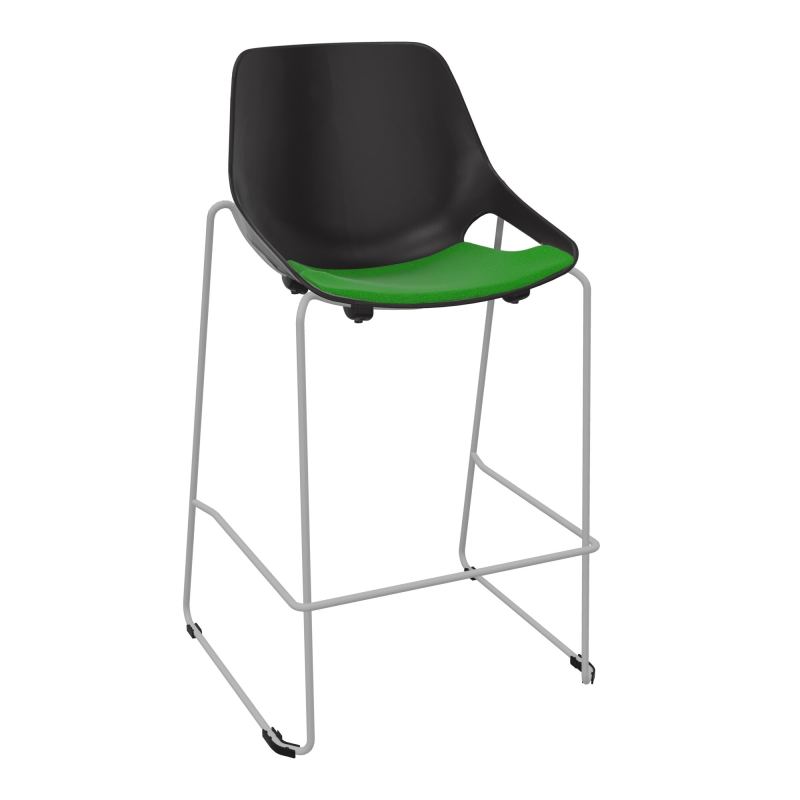 TABOURET HAUT ROSALIE + PLACET A1 - PIED SQ - ASSISE PR