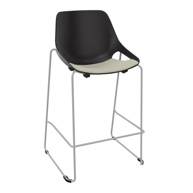 TABOURET HAUT ROSALIE + PLACET A2 - PIED SQ - ASSISE PR