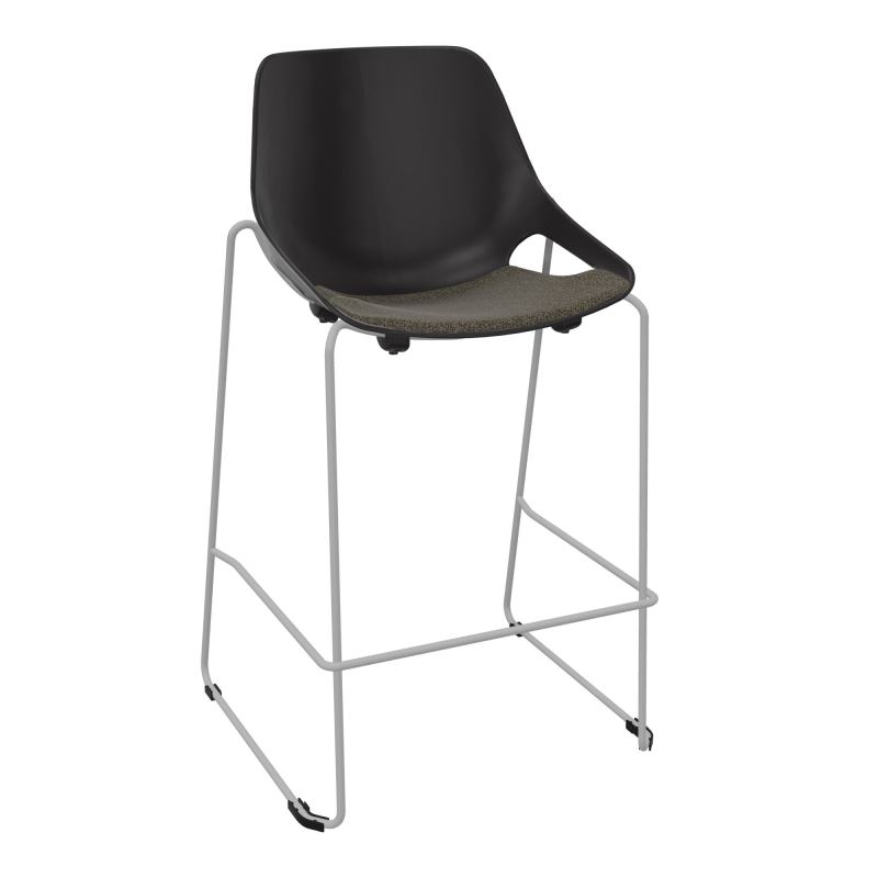 TABOURET HAUT ROSALIE + PLACET B7 - PIED SQ - ASSISE PR