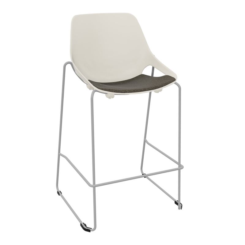 TABOURET HAUT ROSALIE + PLACET B7 - PIED SQ - ASSISE PS
