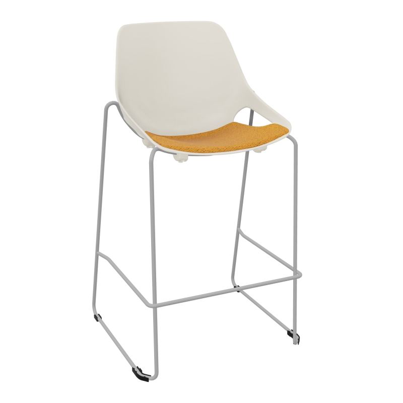 TABOURET HAUT ROSALIE + PLACET PS - PIED SQ - ASSISE BO
