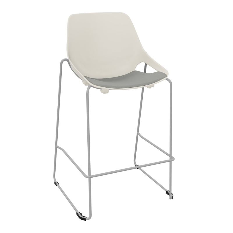 TABOURET HAUT ROSALIE + PLACET PS - PIED SQ - ASSISE CA