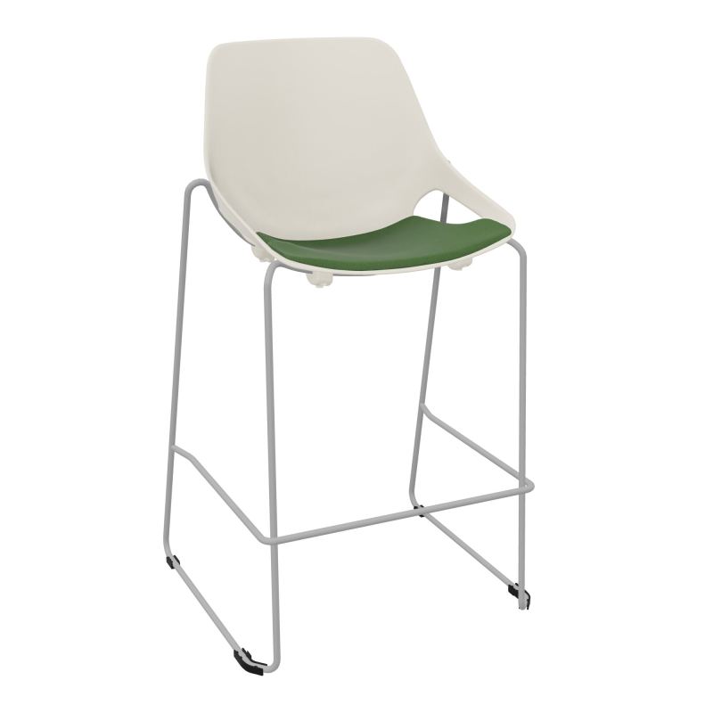 TABOURET HAUT ROSALIE + PLACET PS - PIED SQ - ASSISE CE