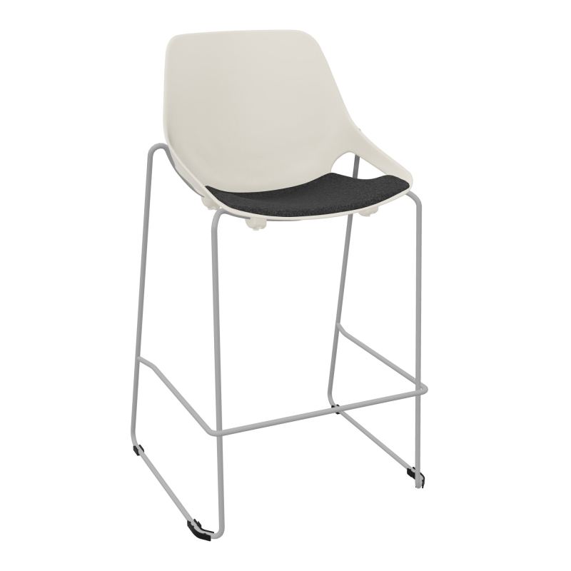 TABOURET HAUT ROSALIE + PLACET PS - PIED SQ - ASSISE DB