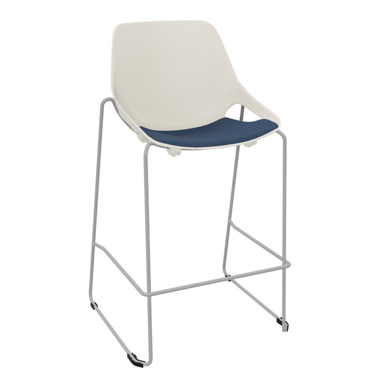 TABOURET HAUT ROSALIE + PLACET PS - PIED SQ - ASSISE DC