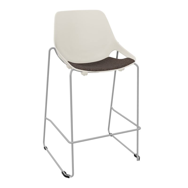 TABOURET HAUT ROSALIE + PLACET PS - PIED SQ - ASSISE DD