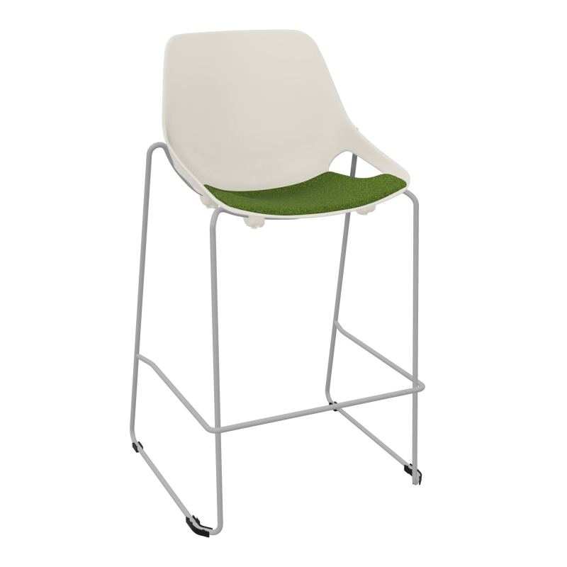 TABOURET HAUT ROSALIE + PLACET PS - PIED SQ - ASSISE DE