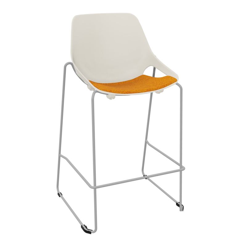 TABOURET HAUT ROSALIE + PLACET PS - PIED SQ - ASSISE DI