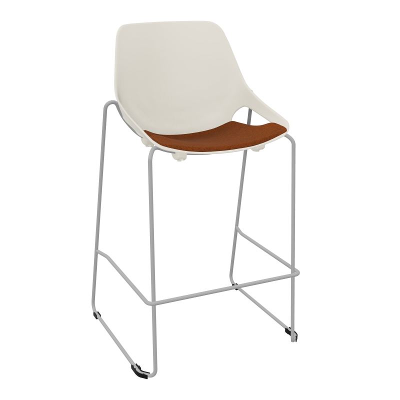 TABOURET HAUT ROSALIE + PLACET PS - PIED SQ - ASSISE DZ