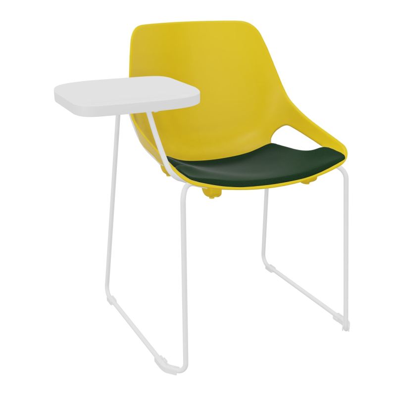 CHAISE ROSALIE PIÉT. TRAINEAU + PLACET A9 - PIED SQ - ASSISE PJ - ACC. ET TAB. ECRITOIRE