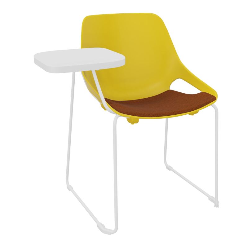 CHAISE ROSALIE PIÉT. TRAINEAU + PLACET PJ - PIED SQ- ASSISE DZ - ACC. ET TAB. ECRITOIRE