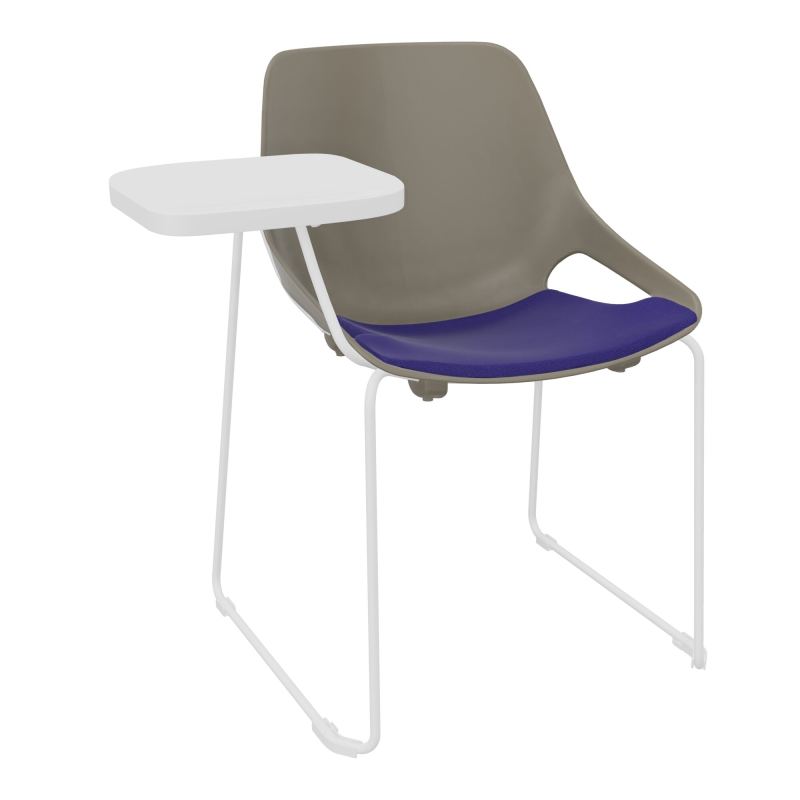 CHAISE ROSALIE PIÉT. TRAINEAU + PLACET A3 - PIED SQ - ASSISE PQ - ACC. ET TAB. ECRITOIRE