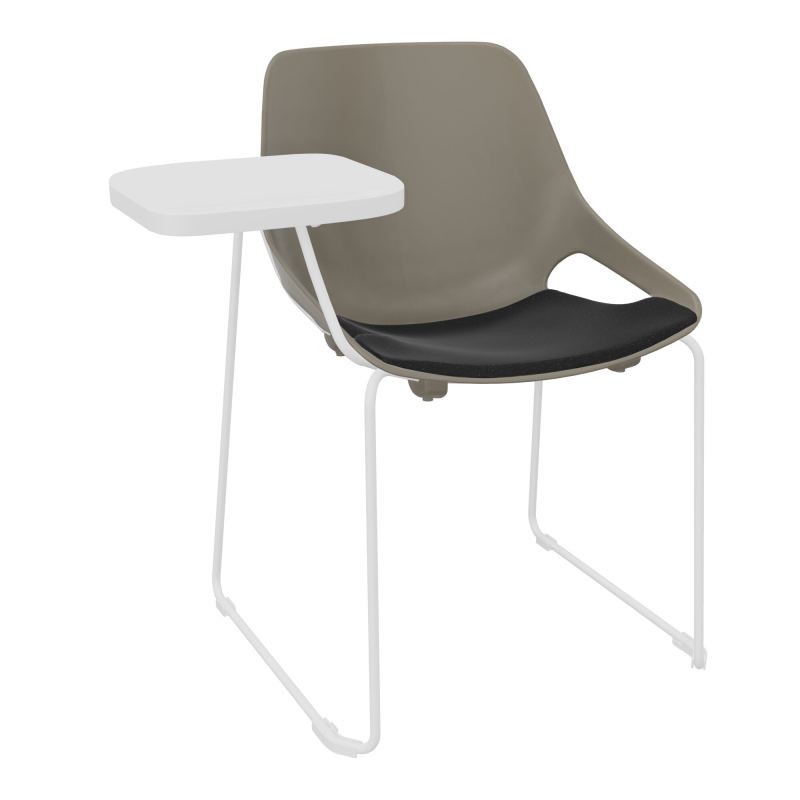 CHAISE ROSALIE PIÉT. TRAINEAU + PLACET A6 - PIED SQ - ASSISE PQ - ACC. ET TAB. ECRITOIRE